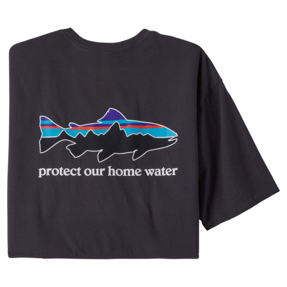Patagonia M\'s Home Water Trout Organic T-Shirt Ink Black dans le groupe Habits et chaussures / Habits / T-shirts l\'adresse Sportfiskeprylar.se (37547-INBKr)