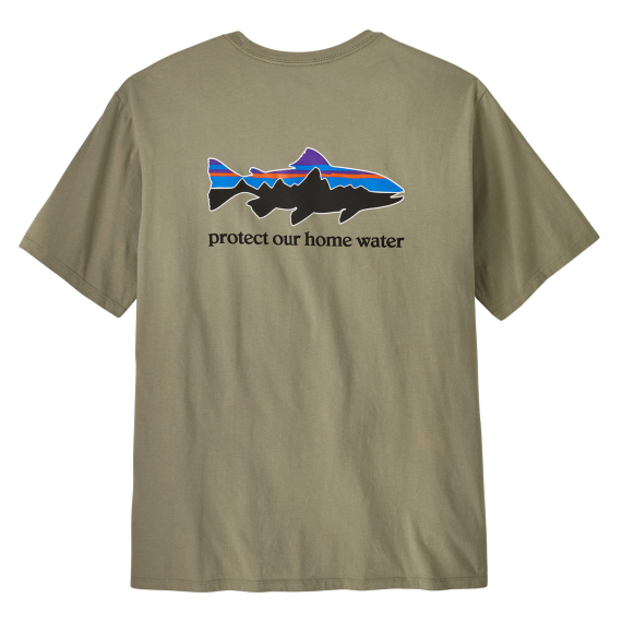 Patagonia M\'s Home Water Trout Organic T-Shirt River Rock Green dans le groupe Habits et chaussures / Habits / T-shirts l\'adresse Sportfiskeprylar.se (37547-RVGN-Sr)