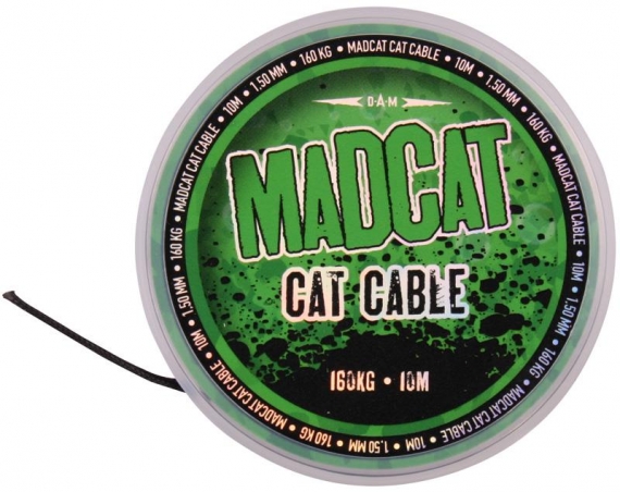 MADCAT - CAT CABLE 10m 1,50mm 160 kg dans le groupe Hameçons et terminal tackle / Leaders et Bas de ligne / Bas de ligne / Bas de ligne tresse l\'adresse Sportfiskeprylar.se (3795160)