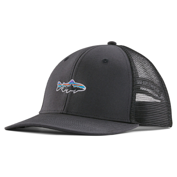 Patagonia Stand Up Trout Trucker Hat, Ink Black dans le groupe Habits et chaussures / Chapeau de peche, casquette peche / Casquettes / Casquettes trucker l\'adresse Sportfiskeprylar.se (37998-INBK-ALL)