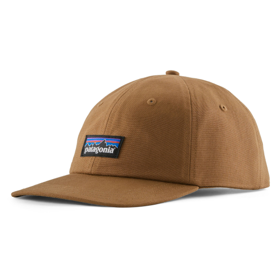 Patagonia P-6 Label Trad Cap DRBN dans le groupe Habits et chaussures / Chapeau de peche, casquette peche / Casquettes / Casquettes trucker l\'adresse Sportfiskeprylar.se (38296-DRBN-ALL)