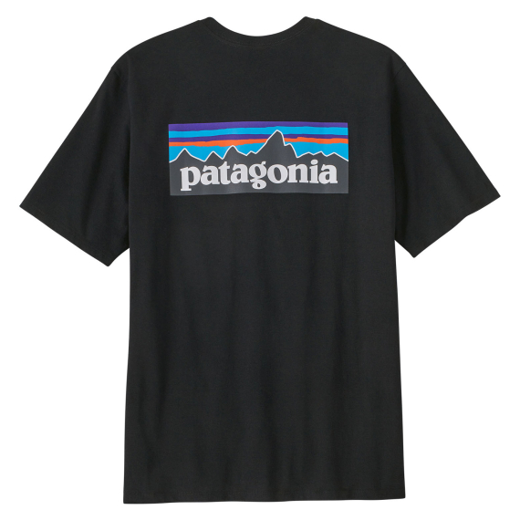 Patagonia M\'s P-6 Logo Responsibili-Tee Black dans le groupe Habits et chaussures / Habits / T-shirts l\'adresse Sportfiskeprylar.se (38504-BLK-Sr)