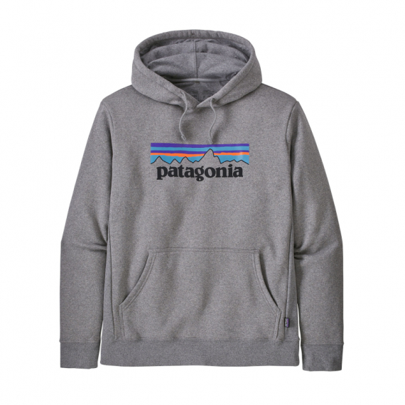 Patagonia M\'s P-6 Logo Uprisal Hoody Gravel Heather dans le groupe Habits et chaussures / Habits / Sweats / Hoodies l\'adresse Sportfiskeprylar.se (39622-GLH-r)
