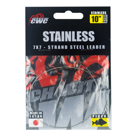 CWC 7x7 Finesse Wire Leader 10\'\' 25lbs - 2pcs dans le groupe Hameçons et terminal tackle / Leaders et Bas de ligne / Leaders prêts à l\'emploi l\'adresse Sportfiskeprylar.se (40-CWC-FW25)