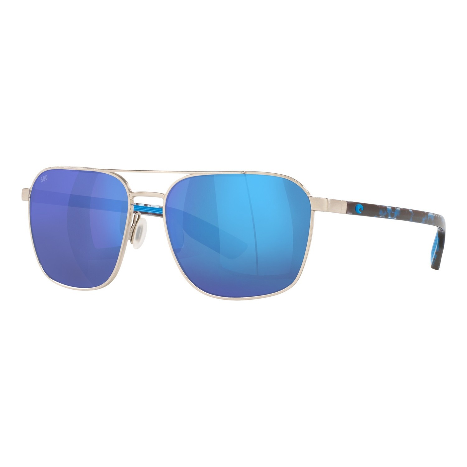 Costa Wader-293 Brushed Silver-Blue Mirror 580G dans le groupe Vêtements & Chaussures / Lunettes de soleil / lunette polarisante peche l\'adresse Sportfiskeprylar.se (40030358)