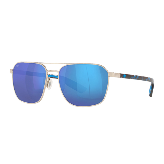 Costa Wader 293 Brushed Silver Blue Mirror 580P dans le groupe Habits et chaussures / Lunettes de soleil / lunette polarisante peche l\'adresse Sportfiskeprylar.se (40031658)