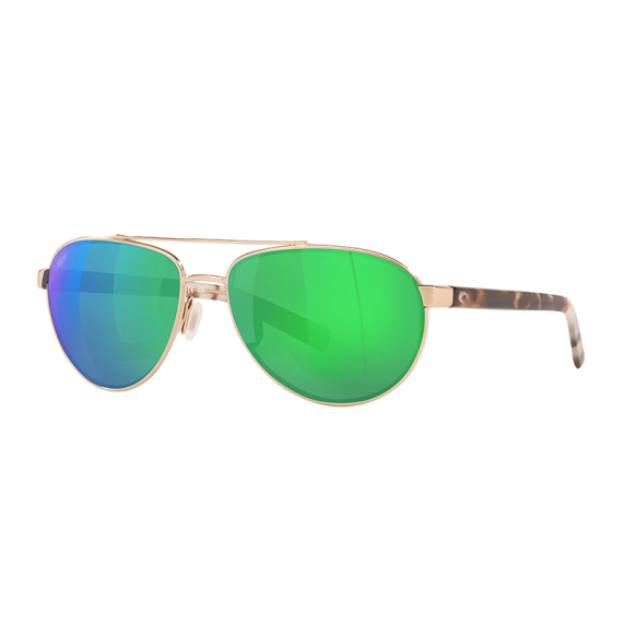 Costa Fernandina 226 Brushed Gold Green Mirror 580P dans le groupe Habits et chaussures / Lunettes de soleil / lunette polarisante peche l\'adresse Sportfiskeprylar.se (40071257)
