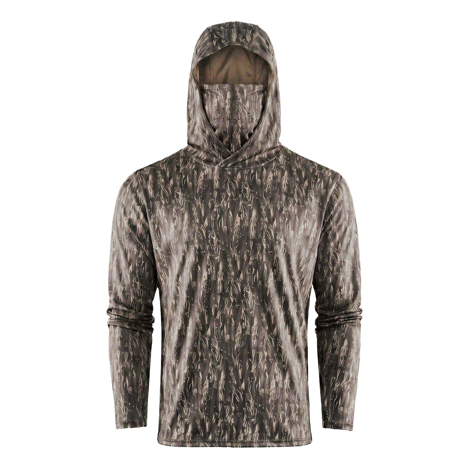 Grundéns Tough Sun Masked Hoodie Marsch Camo dans le groupe Habits et chaussures / Vêtements anti-UV l\'adresse Sportfiskeprylar.se (40125-934-0013r)