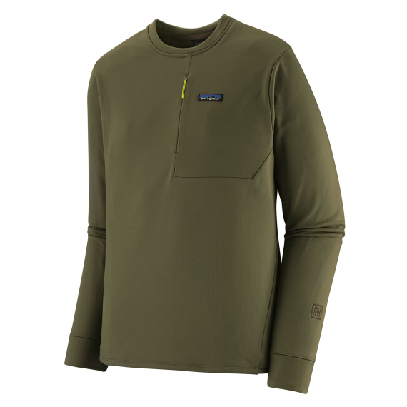 Patagonia M\'s R1 Thermal Crew, Pine Needle Green dans le groupe Habits et chaussures / Habits / Sweats / Pulls polaire l\'adresse Sportfiskeprylar.se (40590-PNGR-Sr)