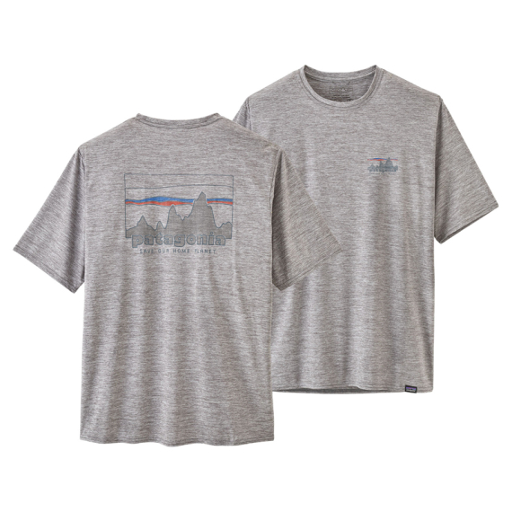 Patagonia M\'s Cap Cool Daily Graphic Shirt, \'73 Skyline: Feather Grey dans le groupe Habits et chaussures / Habits / T-shirts l\'adresse Sportfiskeprylar.se (45235-SKFE-Sr)