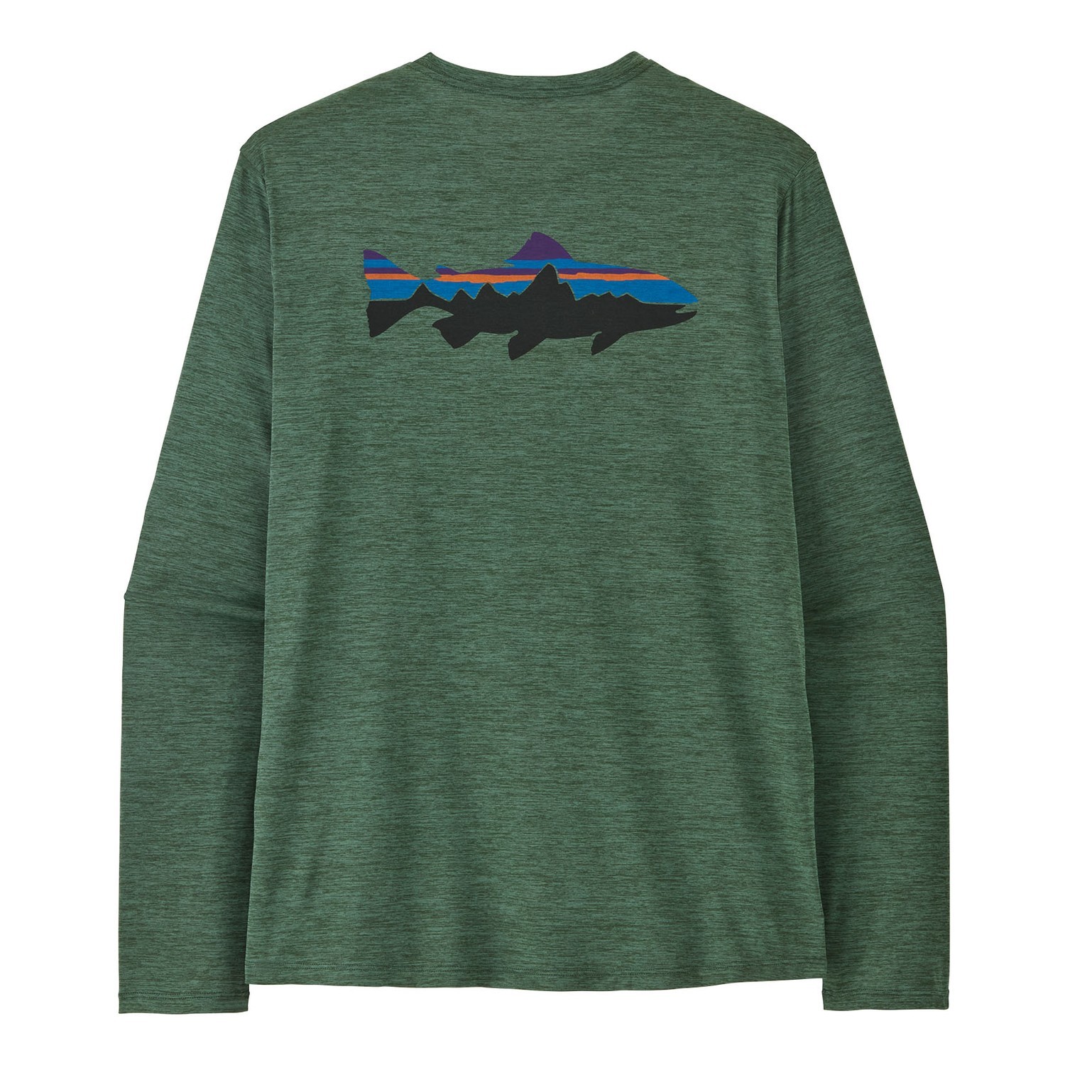 Patagonia M\'s L/S Cap Cool Daily Shirt - Fitz Roy Trout CYGX dans le groupe Habits et chaussures / Vêtements / Sweats / T-shirts manches longues l\'adresse Sportfiskeprylar.se (45452-CYGX-XXLr)