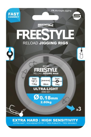 Freestyle Reload Jig Rig dans le groupe Hameçons et terminal tackle / Montages préfaits / Montages perche préfaits l\'adresse Sportfiskeprylar.se (45905r)
