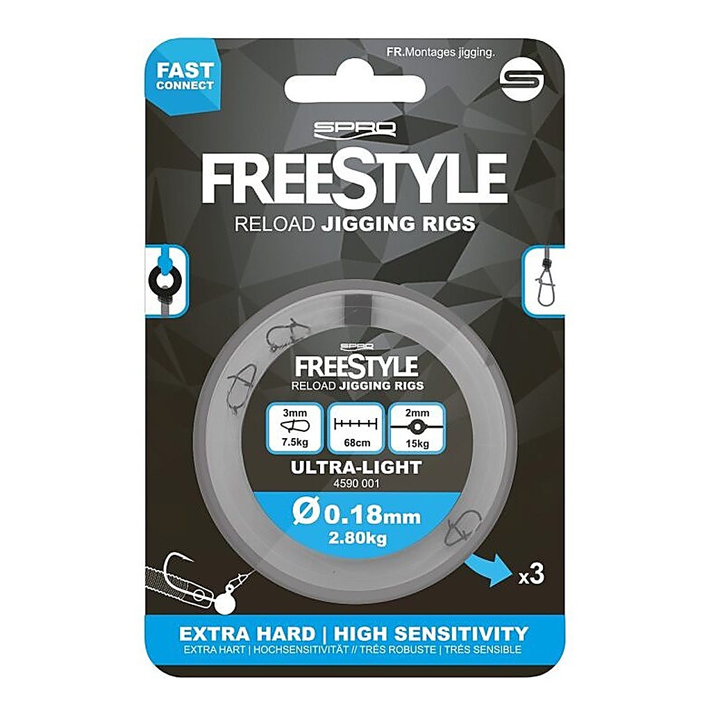 Freestyle Reload Jig Rig dans le groupe Hameçons et terminal tackle / Montages préfaits / Montages perche préfaits l\'adresse Sportfiskeprylar.se (45905r)