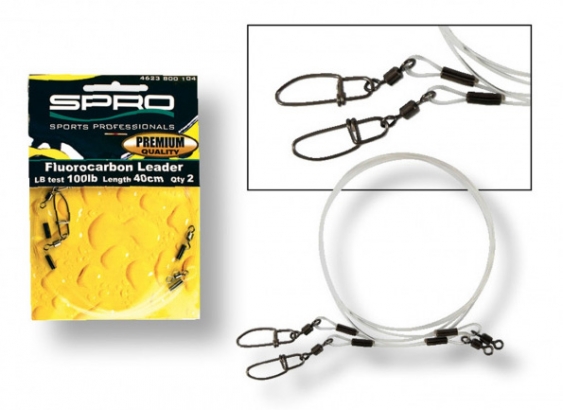 Spro Fluorocarbon Tafsar 2-pack dans le groupe Hameçons et terminal tackle / Leaders et Bas de ligne l\'adresse Sportfiskeprylar.se (4623800104r)