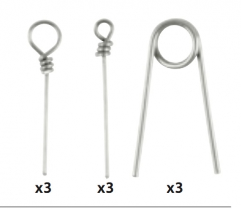 Spro Softbait Pin Assortiment dans le groupe Hameçons et terminal tackle / Stingers et accessoires stingers / Accessoires stingers / Spikes pour stinger l\'adresse Sportfiskeprylar.se (4628109)