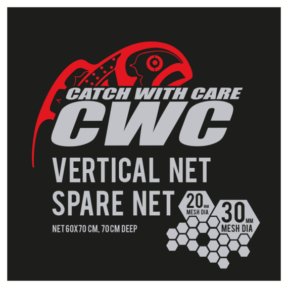 CWC Vertical 70cm, D20/D30 Spare Net dans le groupe Outils et accessoires / épuisettes / Sacs épuisette l\'adresse Sportfiskeprylar.se (49-FNETCWC1S)