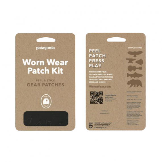 Patagonia Worn Wear Patch Kit Black dans le groupe Habits et chaussures / Soins habits l\'adresse Sportfiskeprylar.se (49575-BLK-ALL)