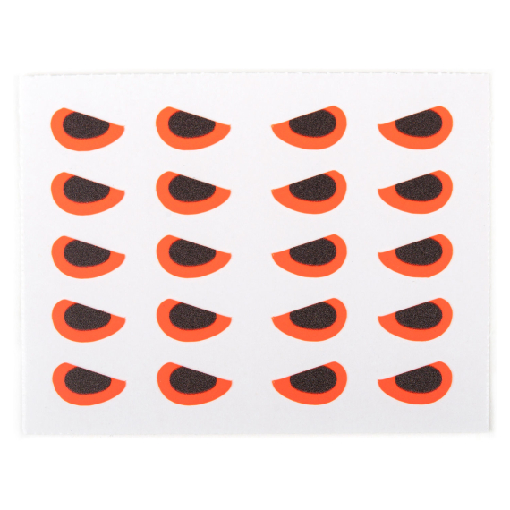 Angry Predator Eyes 8mm - Fluo Orange dans le groupe Hameçons et terminal tackle / Fabrication mouche / Matériel de montage de mouches / Yeux l\'adresse Sportfiskeprylar.se (500002)