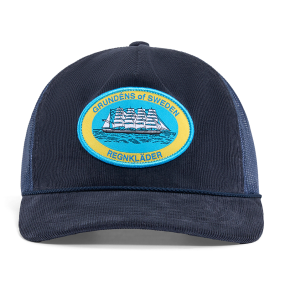 Grundéns Cord Trucker Navy dans le groupe Habits et chaussures / Chapeau de peche, casquette peche / Casquettes / Casquettes trucker l\'adresse Sportfiskeprylar.se (50183-410-0001)