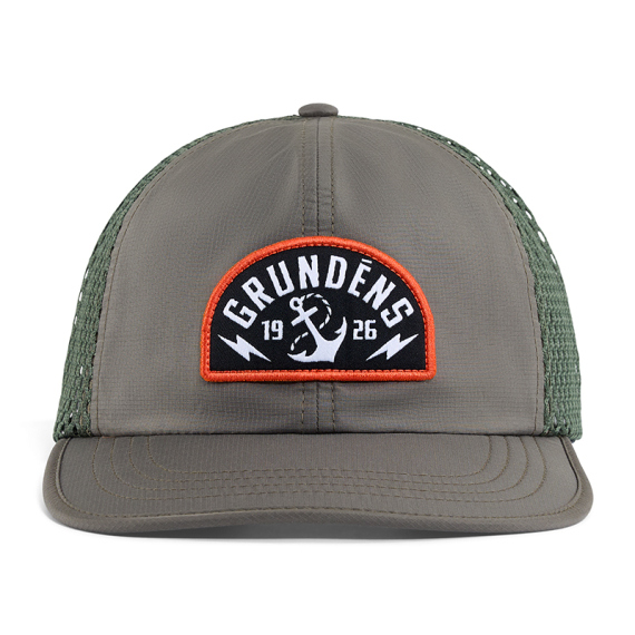 Grundéns Stowaway Packable Trucker Olive dans le groupe Habits et chaussures / Chapeau de peche, casquette peche / Casquettes / Casquettes trucker l\'adresse Sportfiskeprylar.se (50186-373-0001)