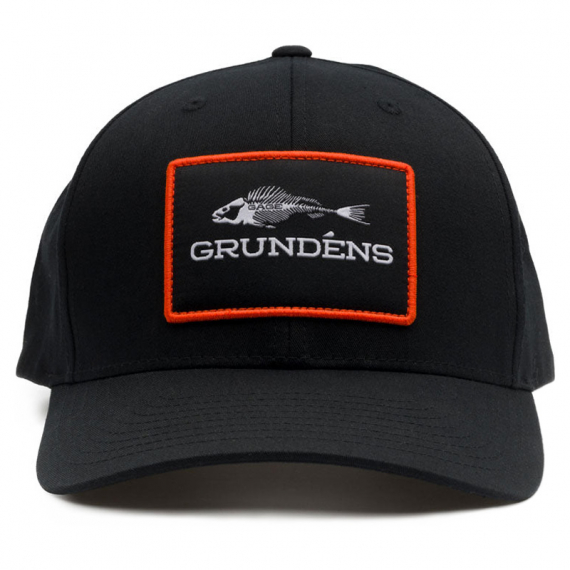 Grundéns Fish Bones Trucker 312 Black/Charcoal dans le groupe Habits et chaussures / Chapeau de peche, casquette peche / Casquettes / Casquettes trucker l\'adresse Sportfiskeprylar.se (50254-016-0001)