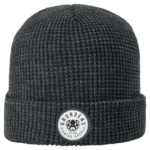 Grundéns Kracken Waffle Beanie Heather Charcoal dans le groupe Habits et chaussures / Chapeau de peche, casquette peche / Bérets et chapeaux l\'adresse Sportfiskeprylar.se (50263-011-0001)