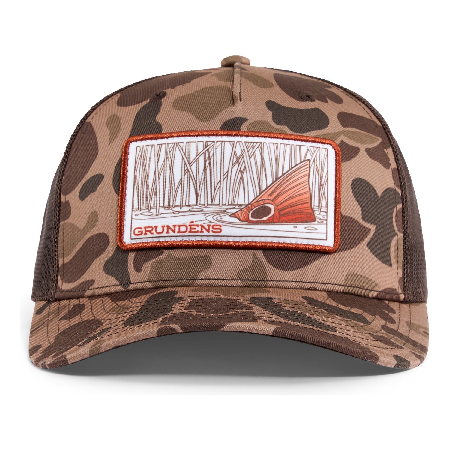 Grundéns Redfish Trucker FP Duck Camo dans le groupe Vêtements & Chaussures / Casquettes, Bonnets & Chapeaux / Casquettes / Casquettes trucker l\'adresse Sportfiskeprylar.se (50272-927-0001)