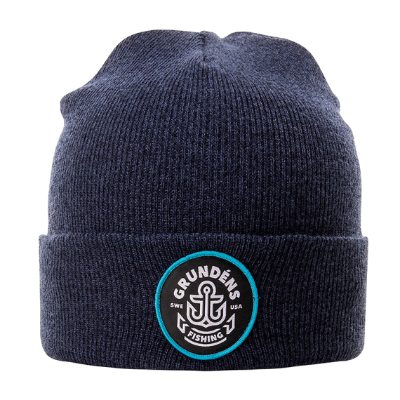 Grundéns Watchhouse Beanie Anchor, Heather Navy dans le groupe Habits et chaussures / Chapeau de peche, casquette peche / Bérets et chapeaux l\'adresse Sportfiskeprylar.se (50386-411-0001)