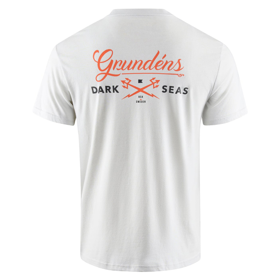 Grundéns Dark Seas X Grundens Common Bond SS T-Shirt Oyster dans le groupe Habits et chaussures l\'adresse Sportfiskeprylar.se (50498-048-0013r)
