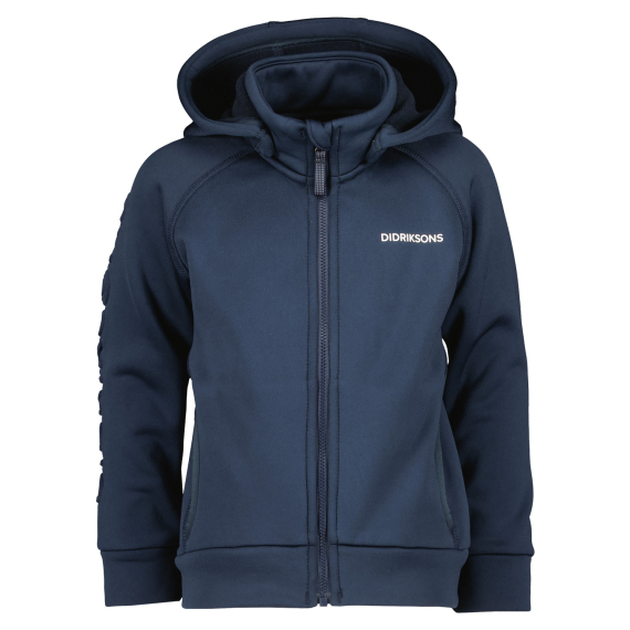 Didriksons Corin Kids Full-Zip Navy dans le groupe Habits et chaussures / Habits / Sweats / Hoodies l\'adresse Sportfiskeprylar.se (505003039090r)