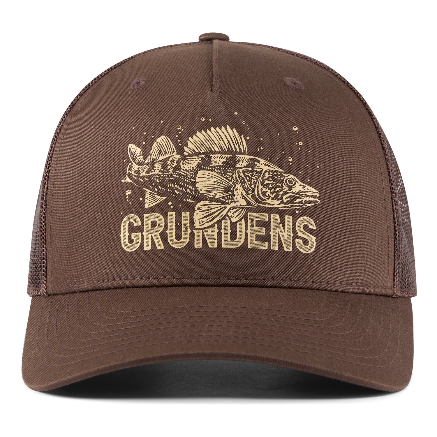 Grundéns King of the Lakes Trucker Brown dans le groupe Vêtements & Chaussures / Casquettes, Bonnets & Chapeaux / Casquettes / Casquettes trucker l\'adresse Sportfiskeprylar.se (50526-200-0001)