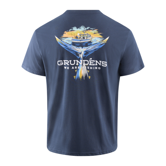 Grundéns Tuna Tailscape SS T-Shirt Dark Navy dans le groupe Habits et chaussures / Habits / T-shirts l\'adresse Sportfiskeprylar.se (50538-425-0013r)