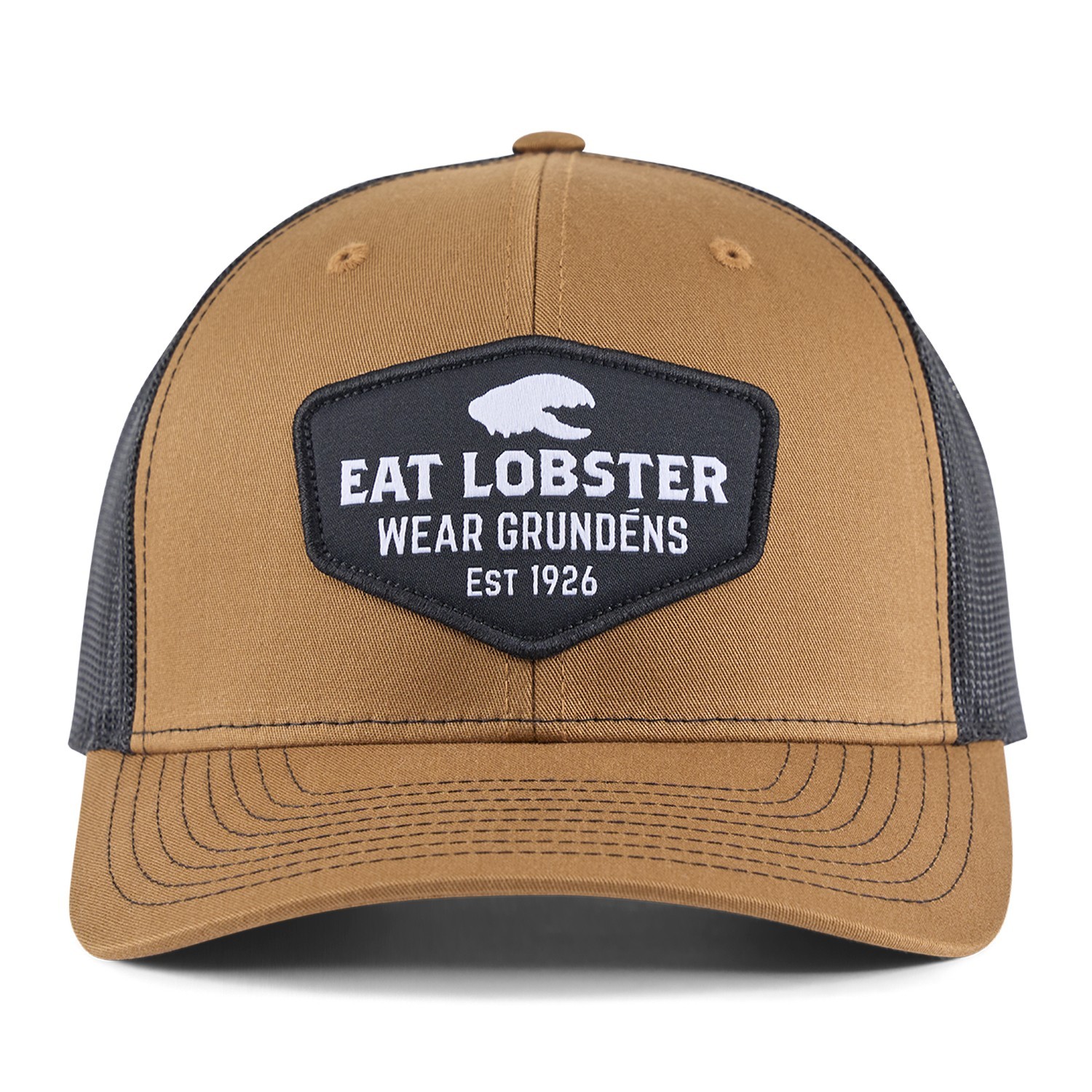 Grundéns Eat Lobster Trucker Dark Rum dans le groupe Vêtements & Chaussures / Casquettes, Bonnets & Chapeaux / Casquettes / Casquettes trucker l\'adresse Sportfiskeprylar.se (50553-257-0001)