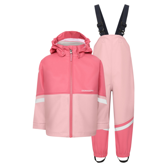 Didriksons Waterman Kids Set Soft Pink dans le groupe Habits et chaussures / Habits / Combinaisons de pêche l\'adresse Sportfiskeprylar.se (505585801090r)