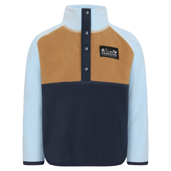Didriksons Monte Kids Half Button Navy dans le groupe Habits et chaussures / Habits / Sweats / Pulls polaire l\'adresse Sportfiskeprylar.se (505590939090r)