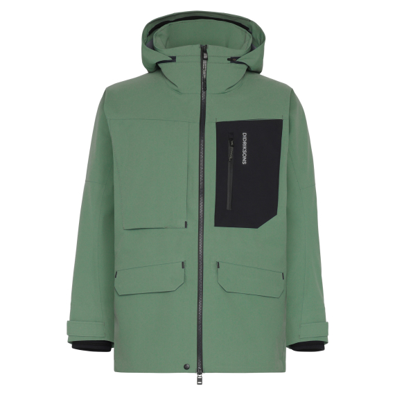 Didriksons Fractus USX Jacket 3 Dark Moss dans le groupe Habits et chaussures / Habits / veste de peche, veste pecheur / Vestes de pluie l\'adresse Sportfiskeprylar.se (505947H16004r)