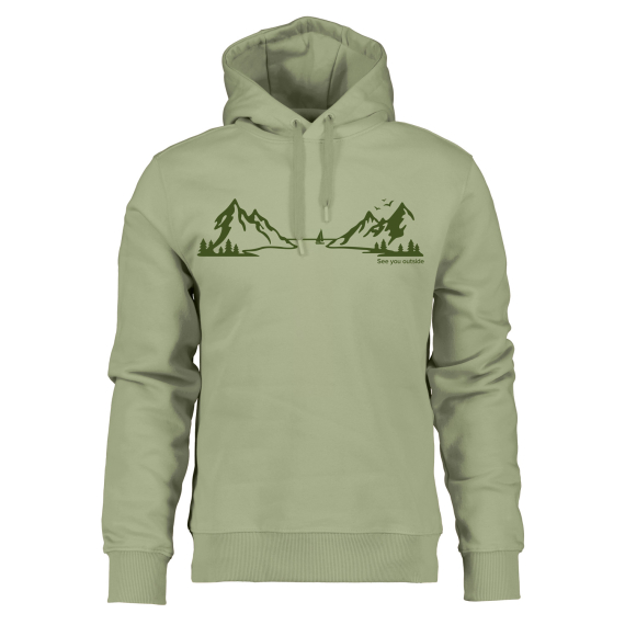 Didriksons Ven USX Hoodie Landscape Light Moss dans le groupe Habits et chaussures / Habits / Sweats / Hoodies l\'adresse Sportfiskeprylar.se (505983H08004r)