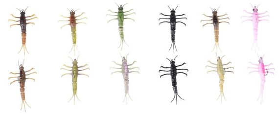 Savage Gear 3D TPE Mayfly Nymph 5cm dans le groupe Leurre de la peche / Leurre souple / Écrevisses et appâts creaturebait / Créatures l\'adresse Sportfiskeprylar.se (50676r)