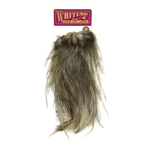 Whiting Coq de Leon Bronze Saddle - Light Pardo dans le groupe Hameçons et terminal tackle / Fabrication mouche / Matériel de montage de mouches / Plumes et capes / Capes et selles l\'adresse Sportfiskeprylar.se (51302042)