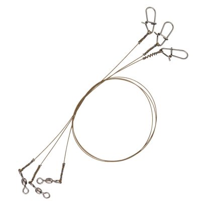 Savage Gear Raw49 Uncoated Trace 20cm 0.27mm 7kg Swivel/Needle Snap 3 dans le groupe Hameçons et terminal tackle / Leaders et Bas de ligne l\'adresse Sportfiskeprylar.se (54866)