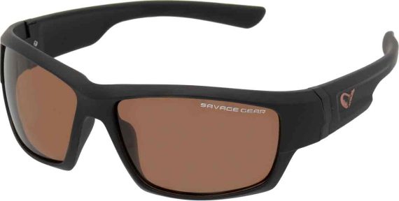 Savage Gear Shades Floating Polarized Sunglasses - Amber (Sun And Clouds) dans le groupe Habits et chaussures / Lunettes / lunette polarisante peche l\'adresse Sportfiskeprylar.se (57573)