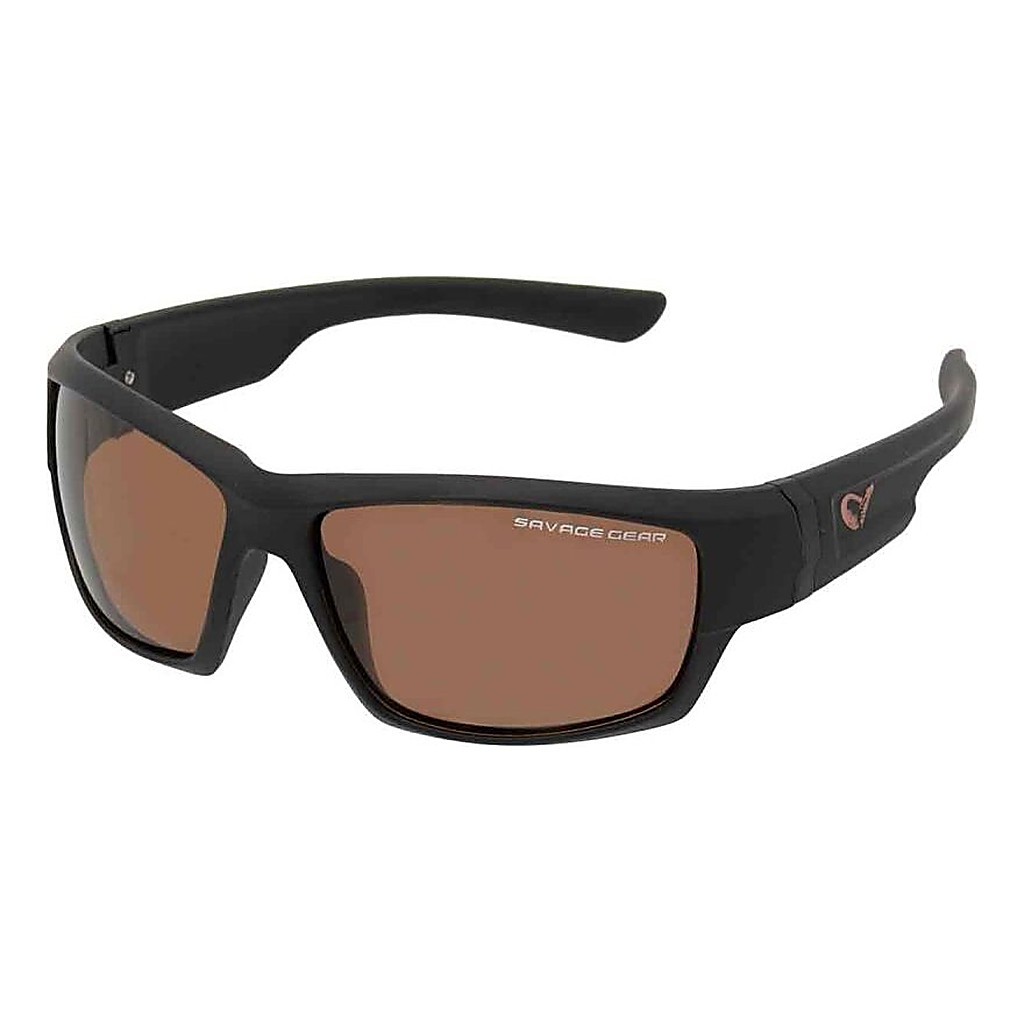 Savage Gear Shades Floating Polarized Sunglasses - Amber (Sun And Clouds) dans le groupe Habits et chaussures / Lunettes de soleil / lunette polarisante peche l\'adresse Sportfiskeprylar.se (57573)