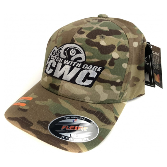 CWC Flexfit Cap Camo dans le groupe Habits et chaussures / Chapeau de peche, casquette peche / Casquettes / Casquettes Flexfit l\'adresse Sportfiskeprylar.se (58-CWC-81Lr)
