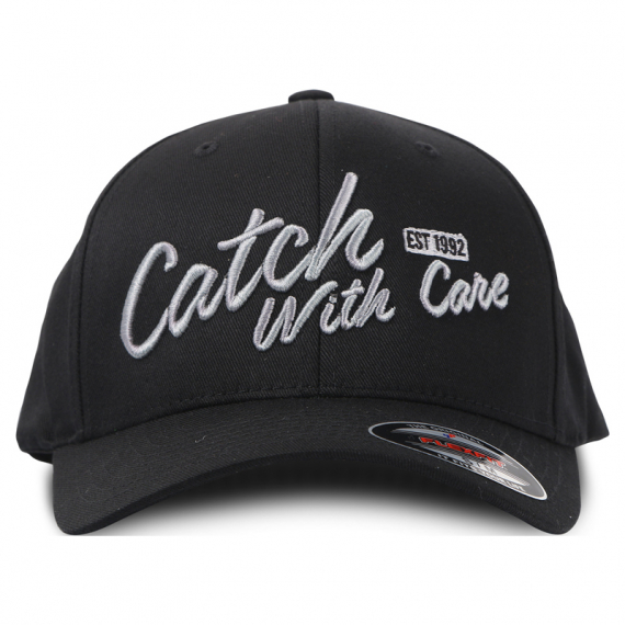 CWC Flexfit Cap Black Text dans le groupe Habits et chaussures / Chapeau de peche, casquette peche / Casquettes / Casquettes Flexfit l\'adresse Sportfiskeprylar.se (58-CWC-85Lr)
