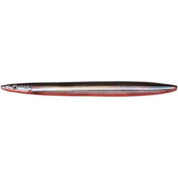 Savage Gear Line Thru Sandeel 125mm 19g Black & Red UV dans le groupe Leurres / Leurres truite de mer et poissons nageurs / Poissons nageurs côtiers l\'adresse Sportfiskeprylar.se (58337)