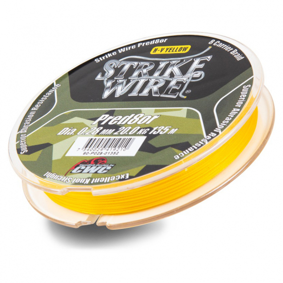 Strike Wire Predator X8 - 135m, H-V Yellow dans le groupe Lignes / Tresses l\'adresse Sportfiskeprylar.se (60-P032-01352r)