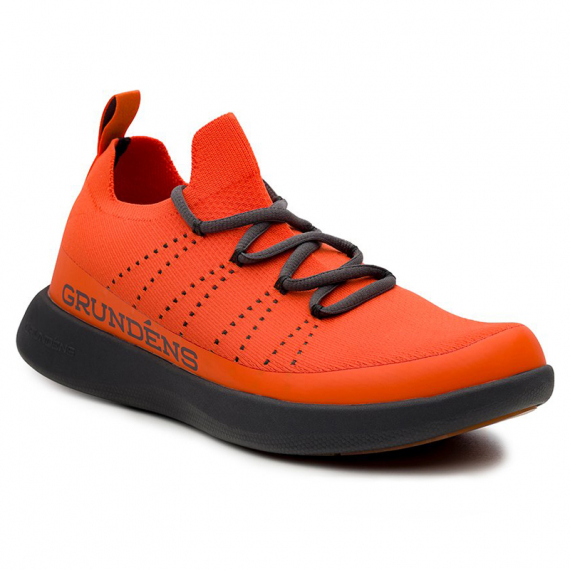 Grundéns Sea Knit Boat Shoe Red Orange dans le groupe Habits et chaussures / Chaussures / Des Chaussures l\'adresse Sportfiskeprylar.se (60018-607-1010r)