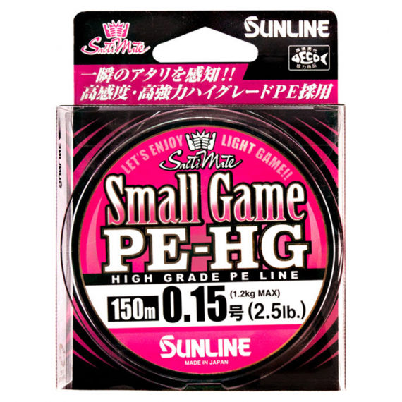 Sunline Small Game PE HG 150m Pink dans le groupe Lignes / Tresses l\'adresse Sportfiskeprylar.se (60092356r)
