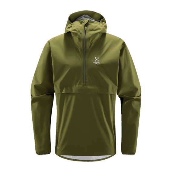 Haglöfs Sparv Proof Anorak Men Olive Green dans le groupe Habits et chaussures / Habits / veste de peche, veste pecheur / Vestes de pluie l\'adresse Sportfiskeprylar.se (6061334VY015r)