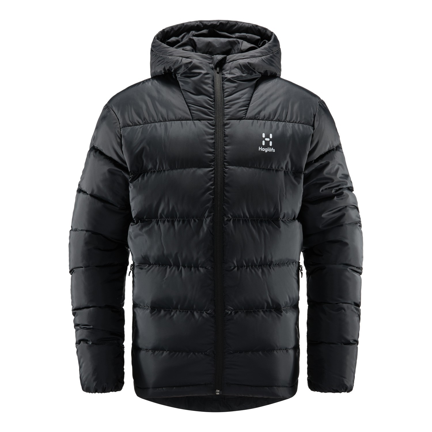 Haglöfs Bield Down II Hood Men True Black dans le groupe Vêtements & Chaussures / Vêtements / Vestes de pêche / Vestes d\'hiver l\'adresse Sportfiskeprylar.se (6082562C5015r)